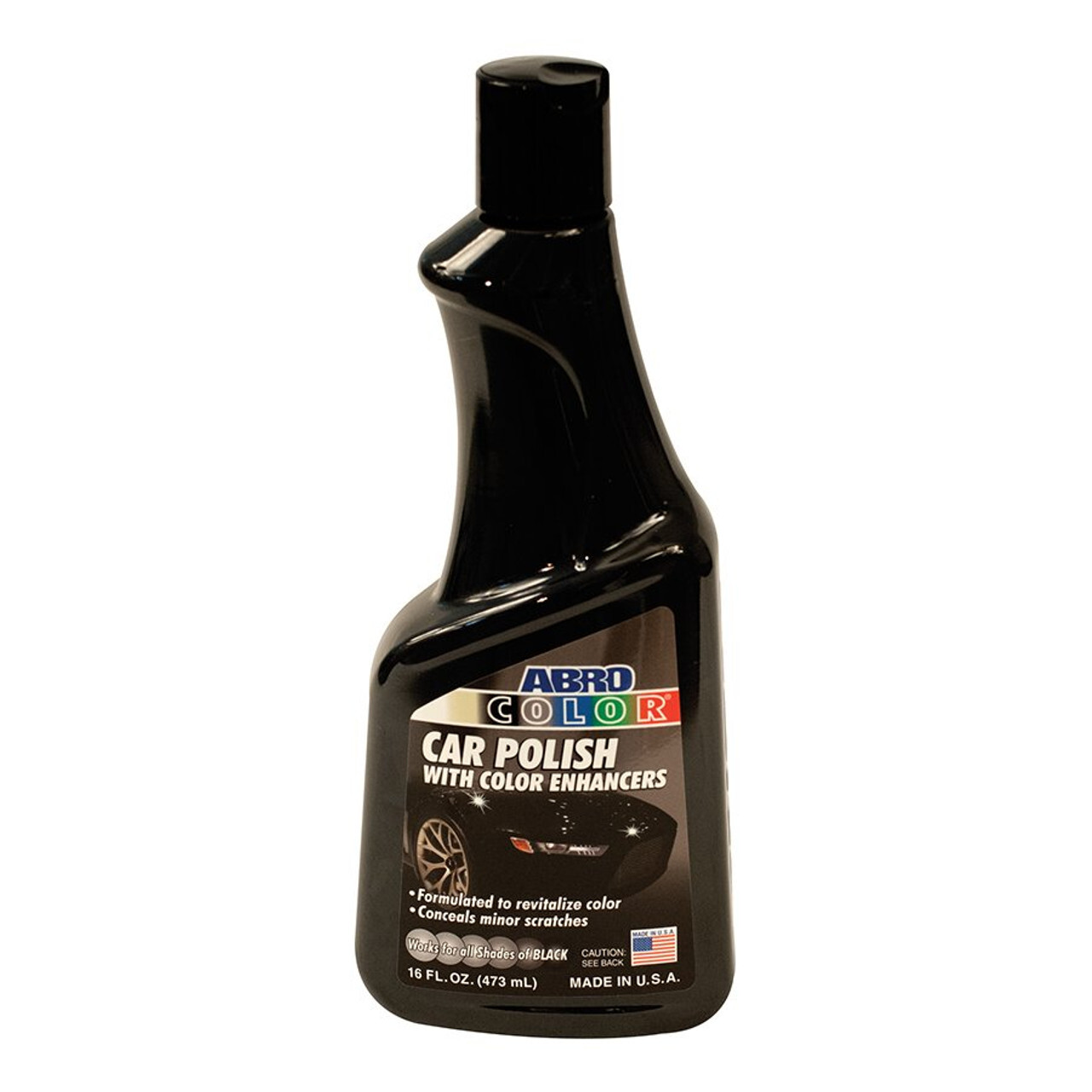 ABRO Black Colored Car Automotive Polish AB-301-BLK 16oz 473mL