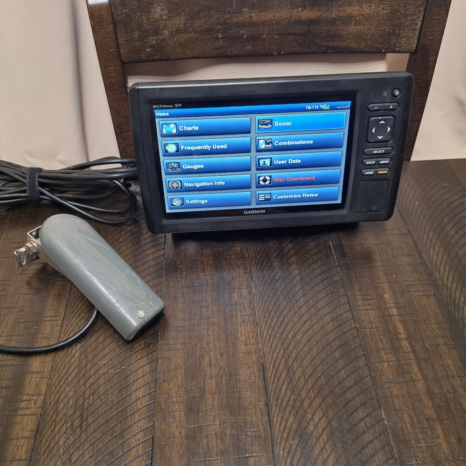 Garmin echomap CHIRP 93SV with Transducer, Power Cable