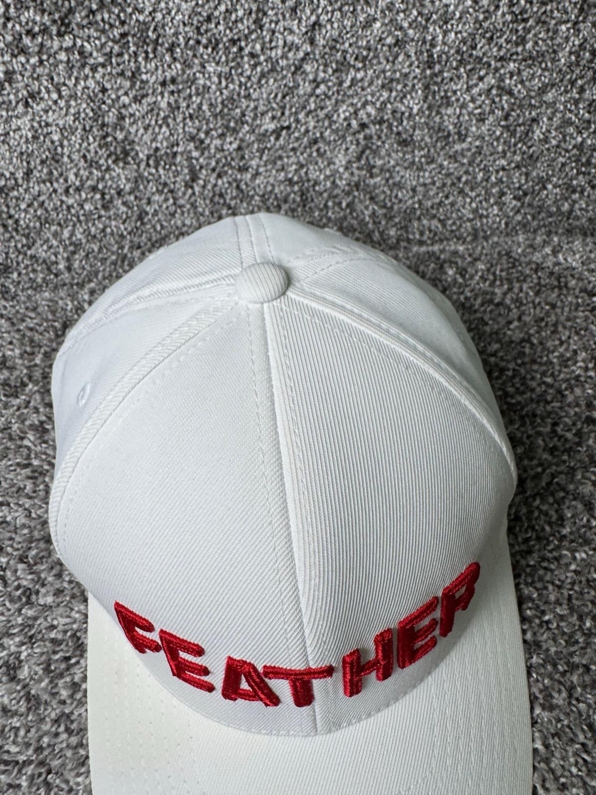 G/Fore Hat Cap Snapback One Size White Golf Hat Adjustable FEATHER