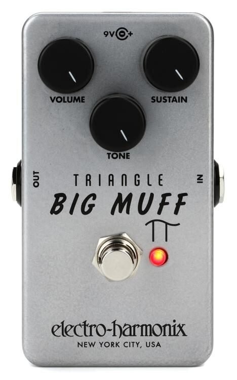 EHX Triangle Big Muff PI Fuzz / Distortion / Sustainer Pedal