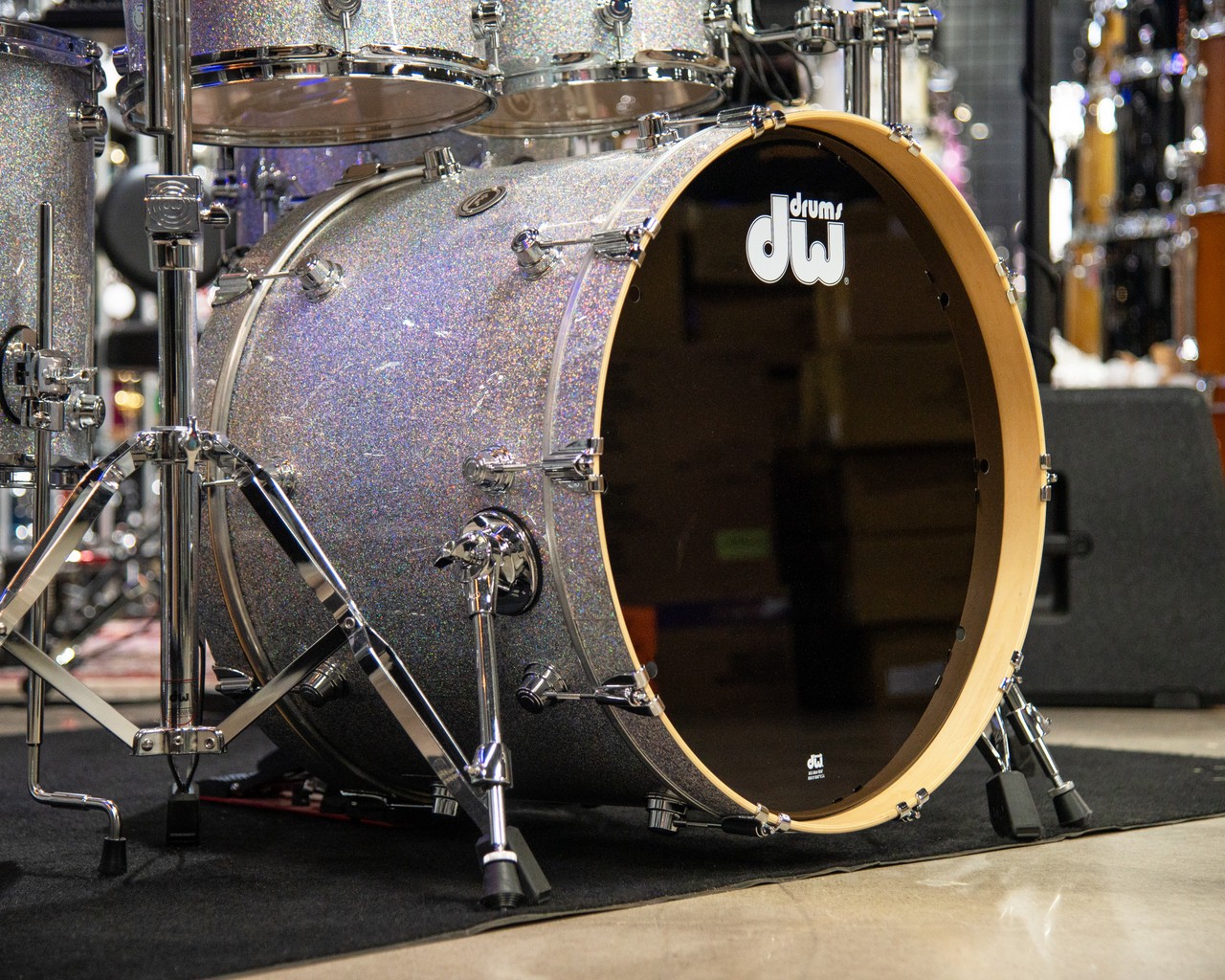 DWe 5-Piece Drum Kit Bundle Diamond Nebula with Roland V71