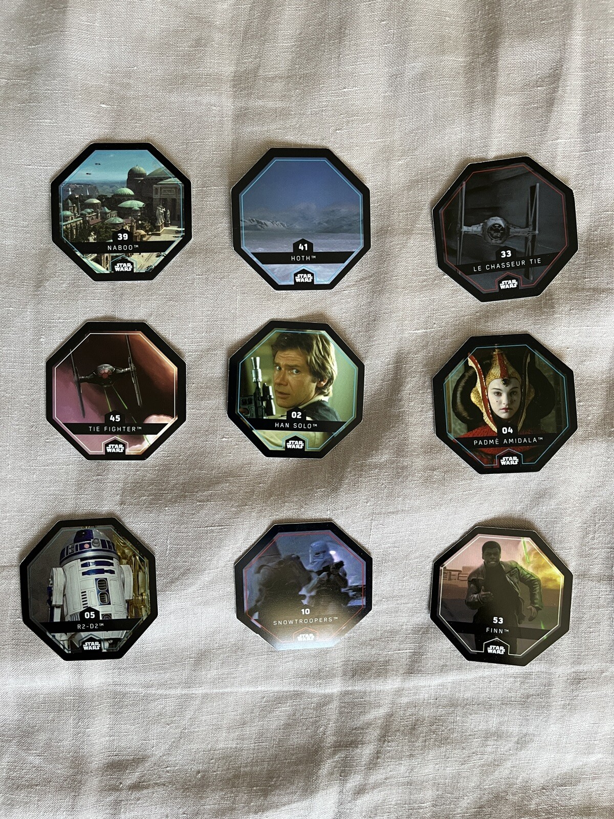 Stars Wars The Force Awakens Shells - Star Wars Cosmic Shells Tokens