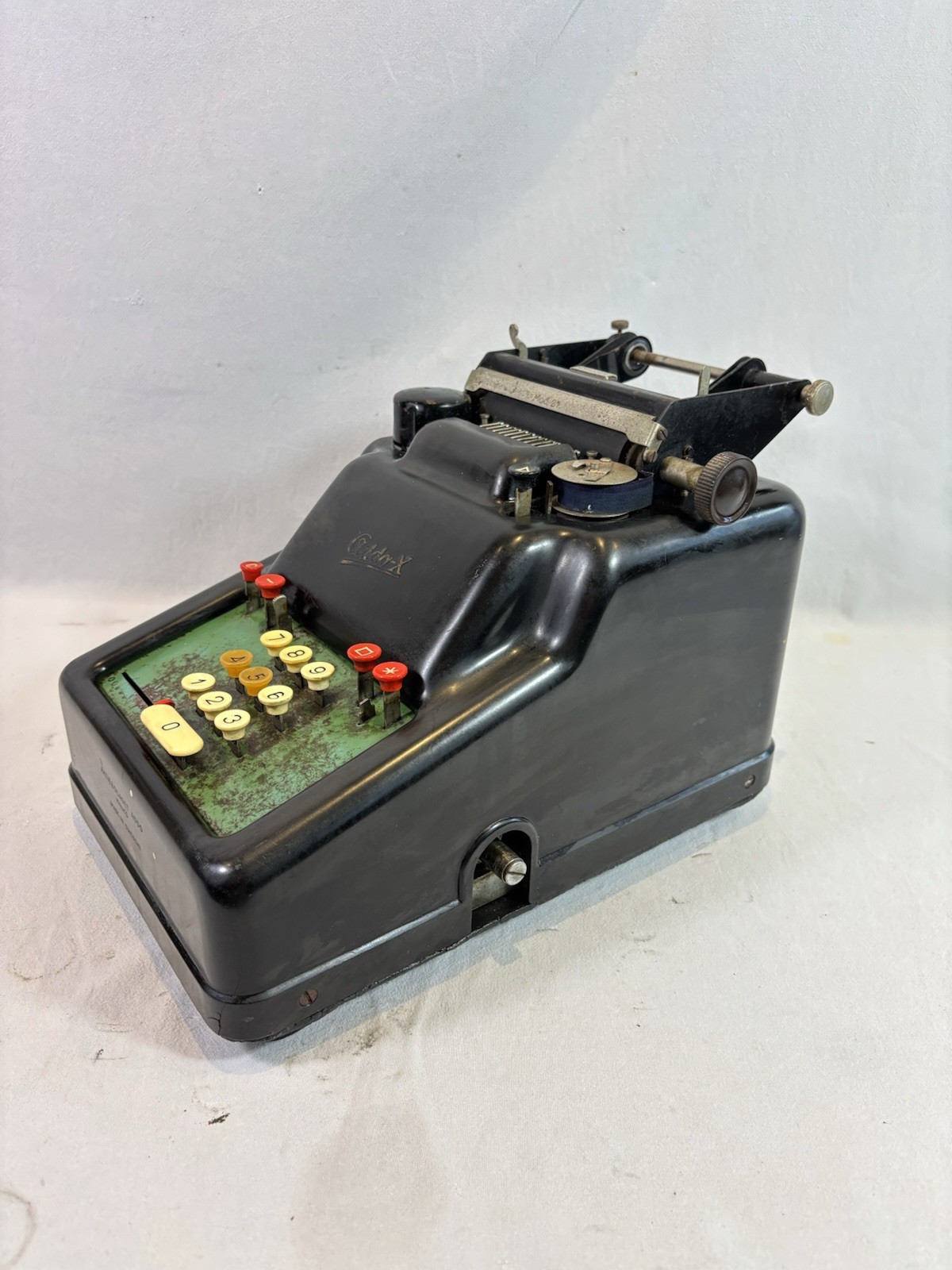 Vintage Mechanical Calculator Model 21 Addo-X
