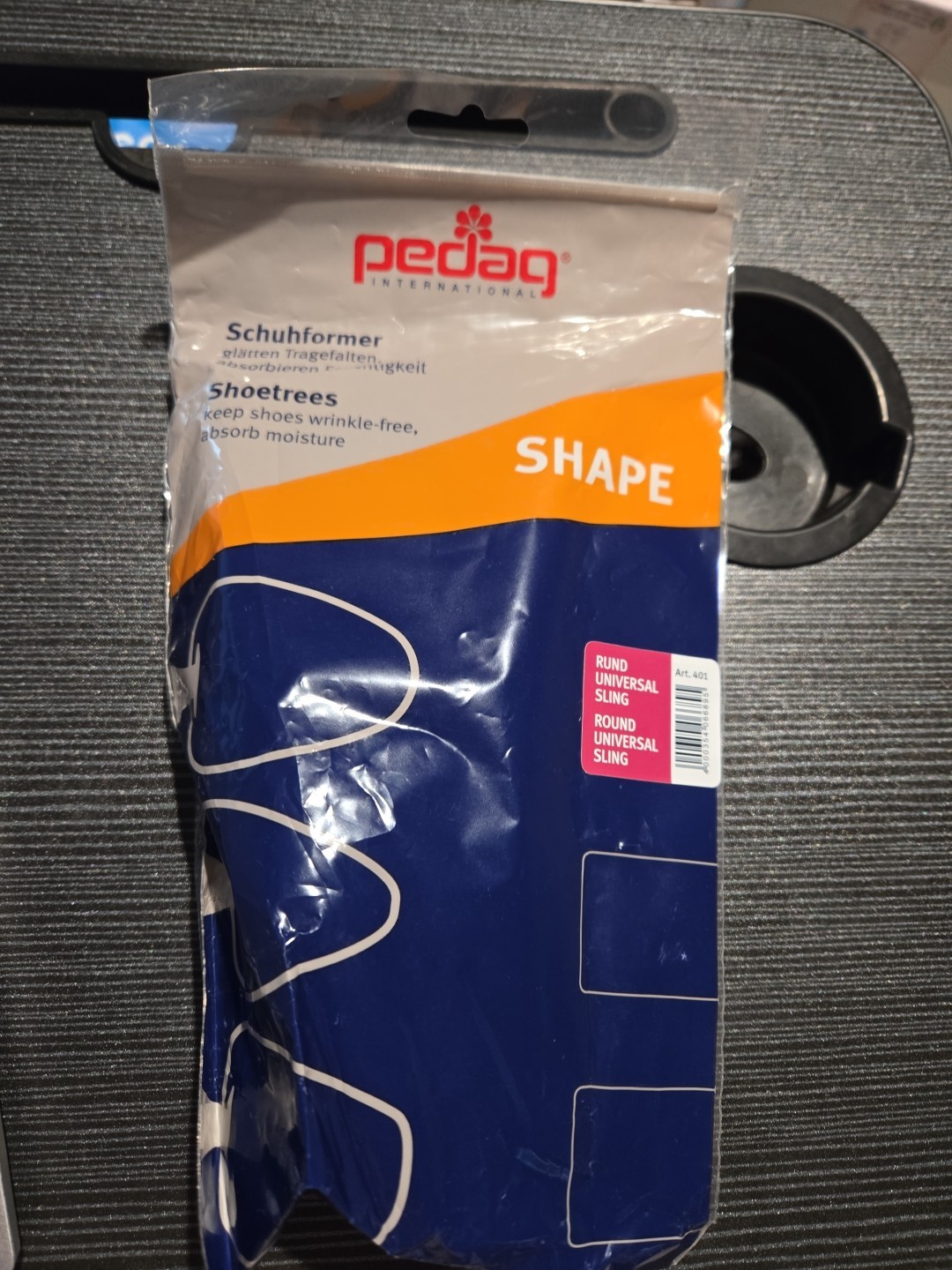 Pedag Round Universal Sling Shoe Tree  #401 Shape Blue Pair