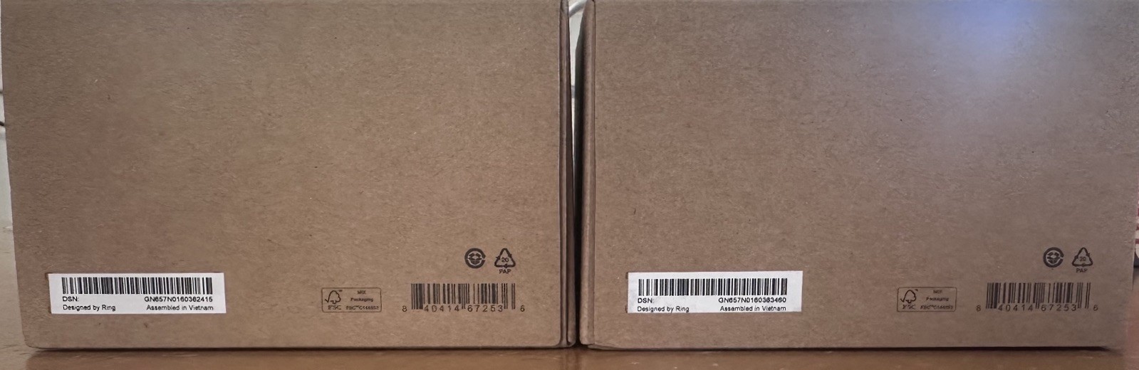 2 WHITE RING PoE+ Converter Mounts Sealed/Unopened