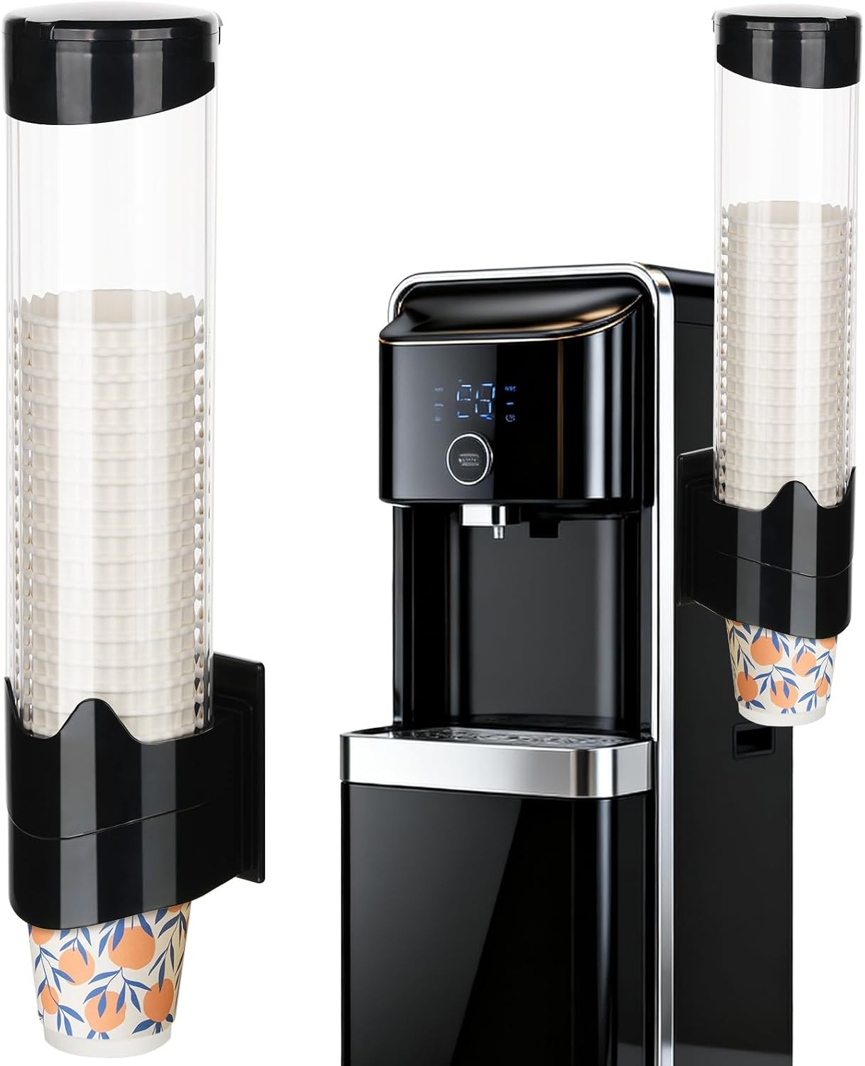 Large Cup Dispenser, Wall Mount Water Cooler Cup Dispenser Fits 9oz - 12oz Dispo