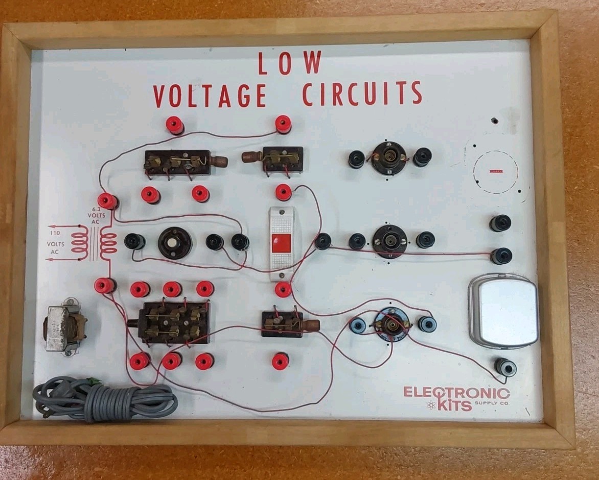 Vintage Electronic Teaching Board - Electronic Kits Supply Company