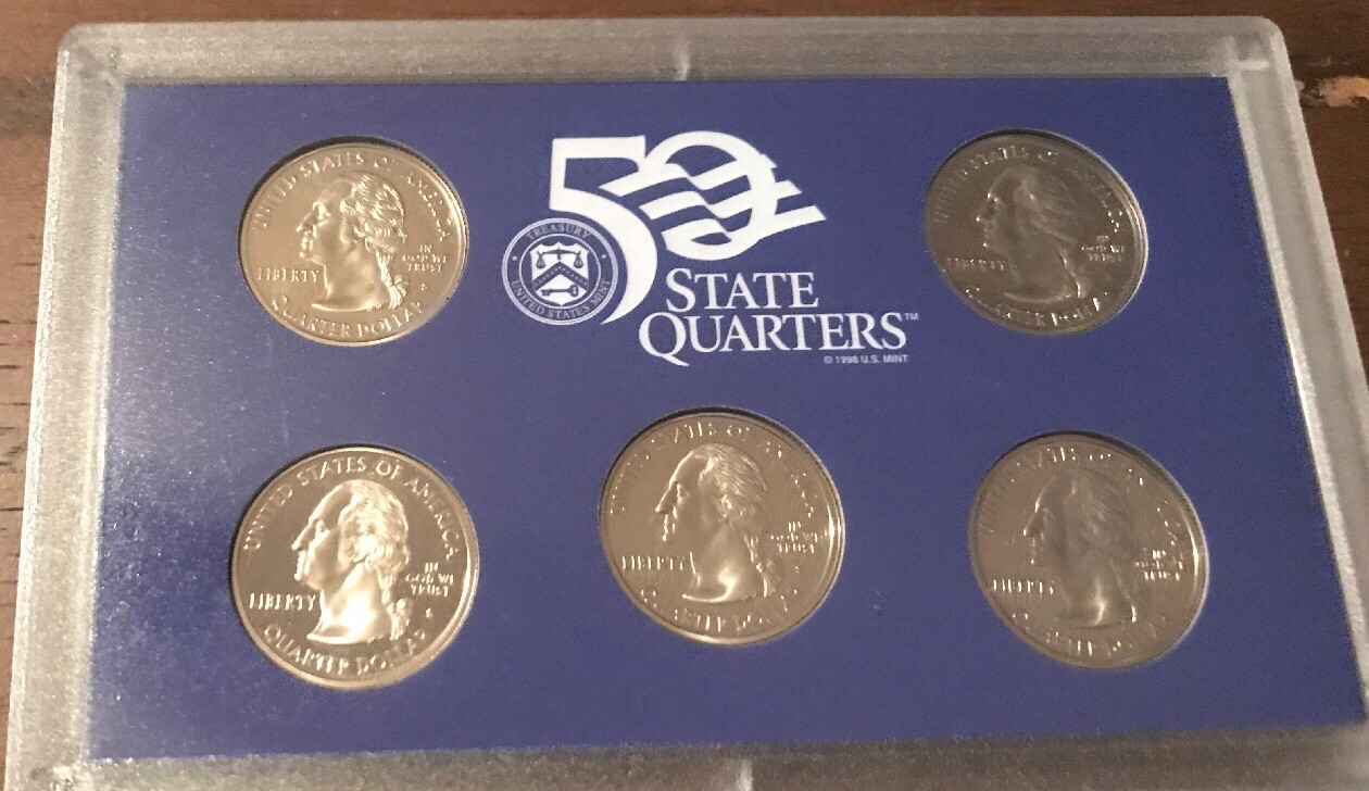 2000 S US Mint 50 State Quarters Proof Set. CLAD • #1029