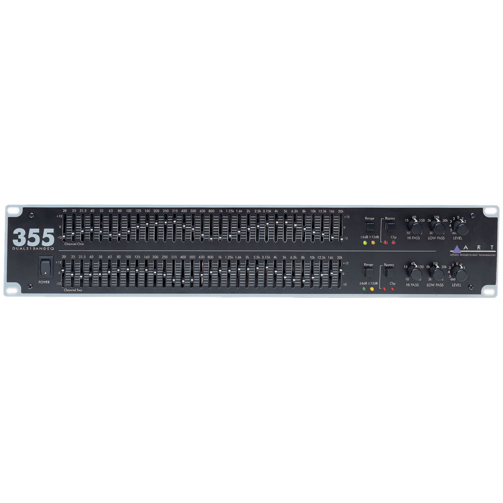 ART EQ355 Dual 31-Band 1/3 Octave Graphic EQ