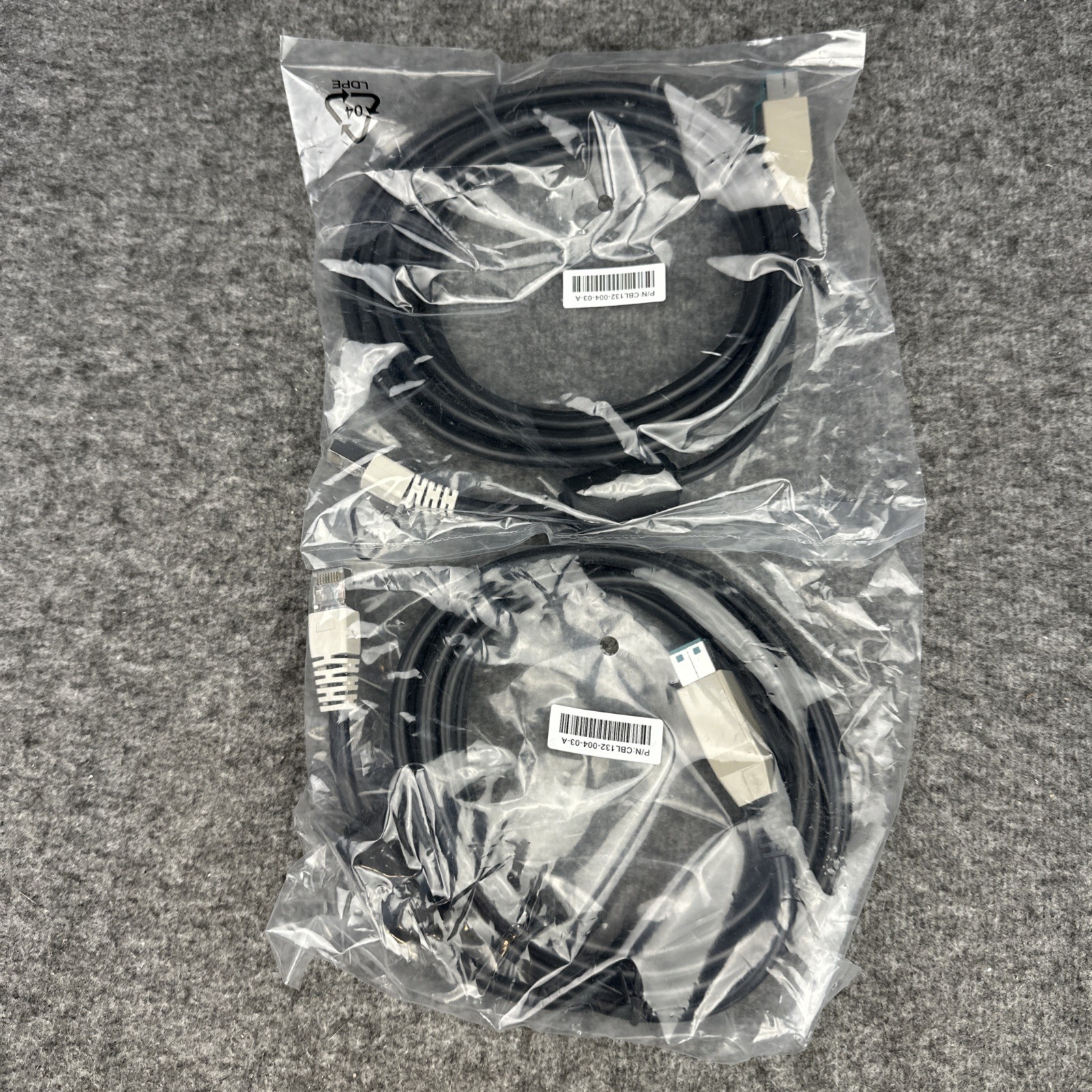 CBL132-004-03-A Verifone Cable 3 Meter Lot of 2 NEW