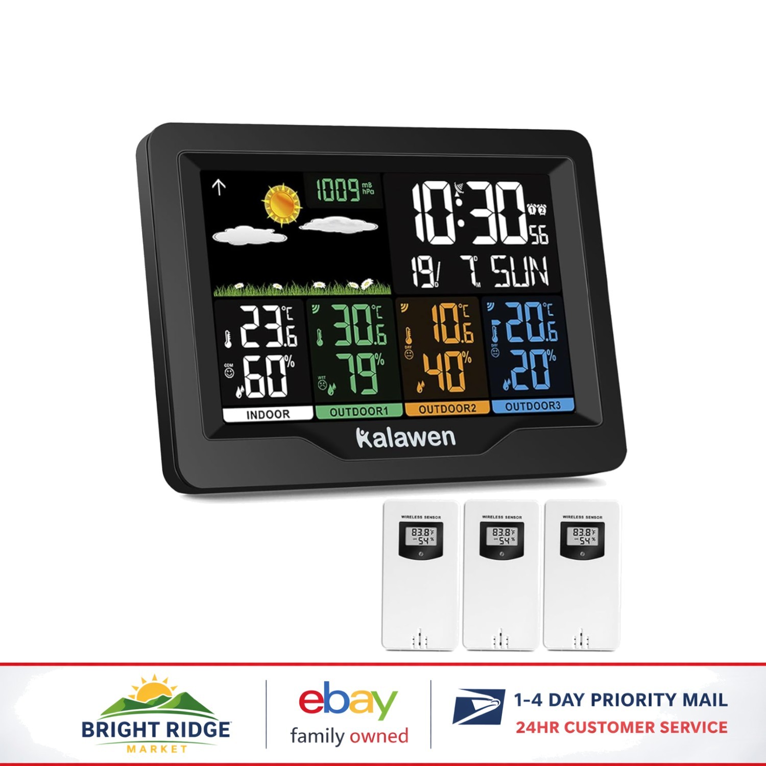 Wireless Weather Station with Multiple Sensors for Indoor and Outdoor Monitoring