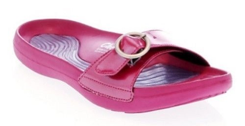 Cheeks By Tony Little Health Incline Motion Pink Exercise Slide Sandals size 10