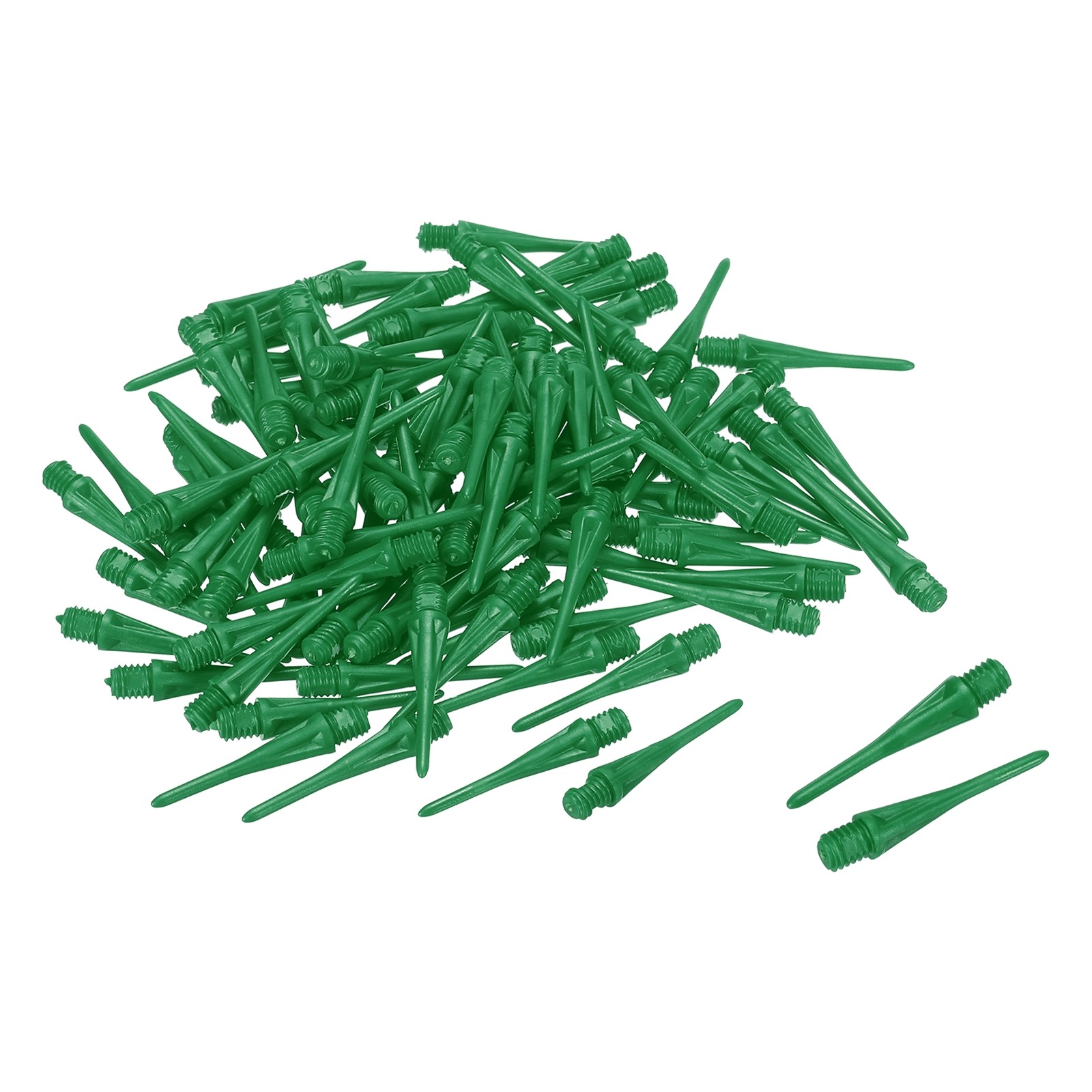 30 Pack Plastic Dart Tips 2BA Thread Soft Dart Tips Plastic Tip Green