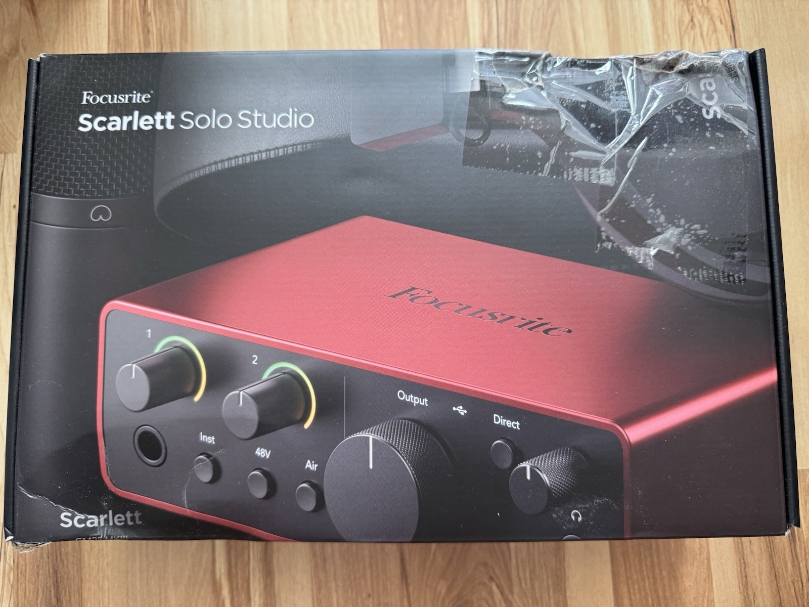 Focusrite Scarlett Solo Studio 4th Gen Recording Bundle - New Open Box