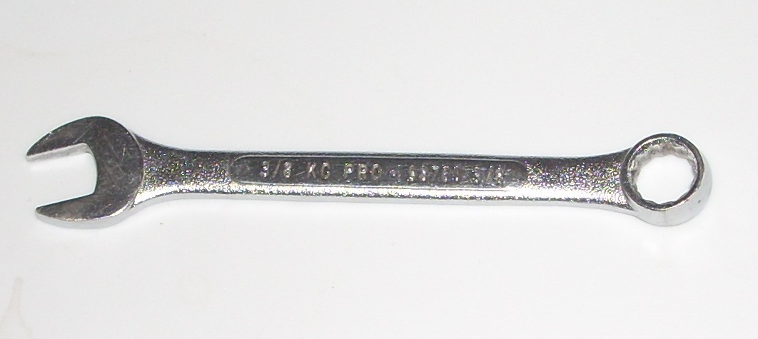 KC PRO 3/8" COMBINATION WRENCH open end x 12 POINT BOX # 98760