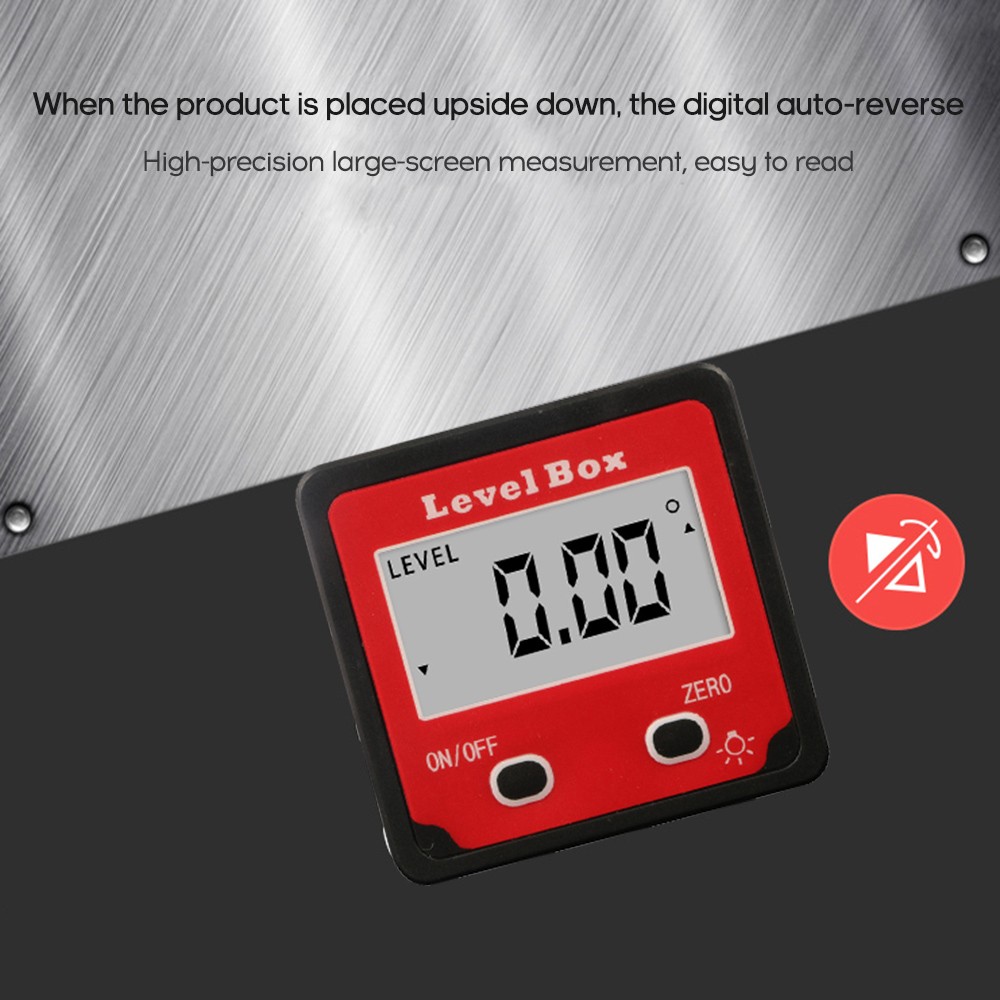 Digital Level Protractor Inclinometer Mag-netic Level Angle Meter Angle Finder