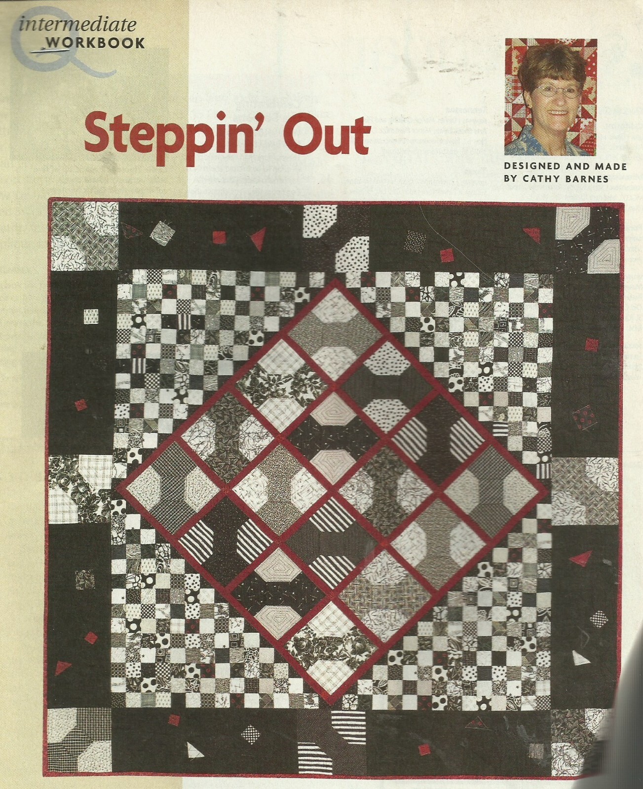 B0631 STEPPIN' OUT  QUILT PATTERN/INSTRUCTIONS