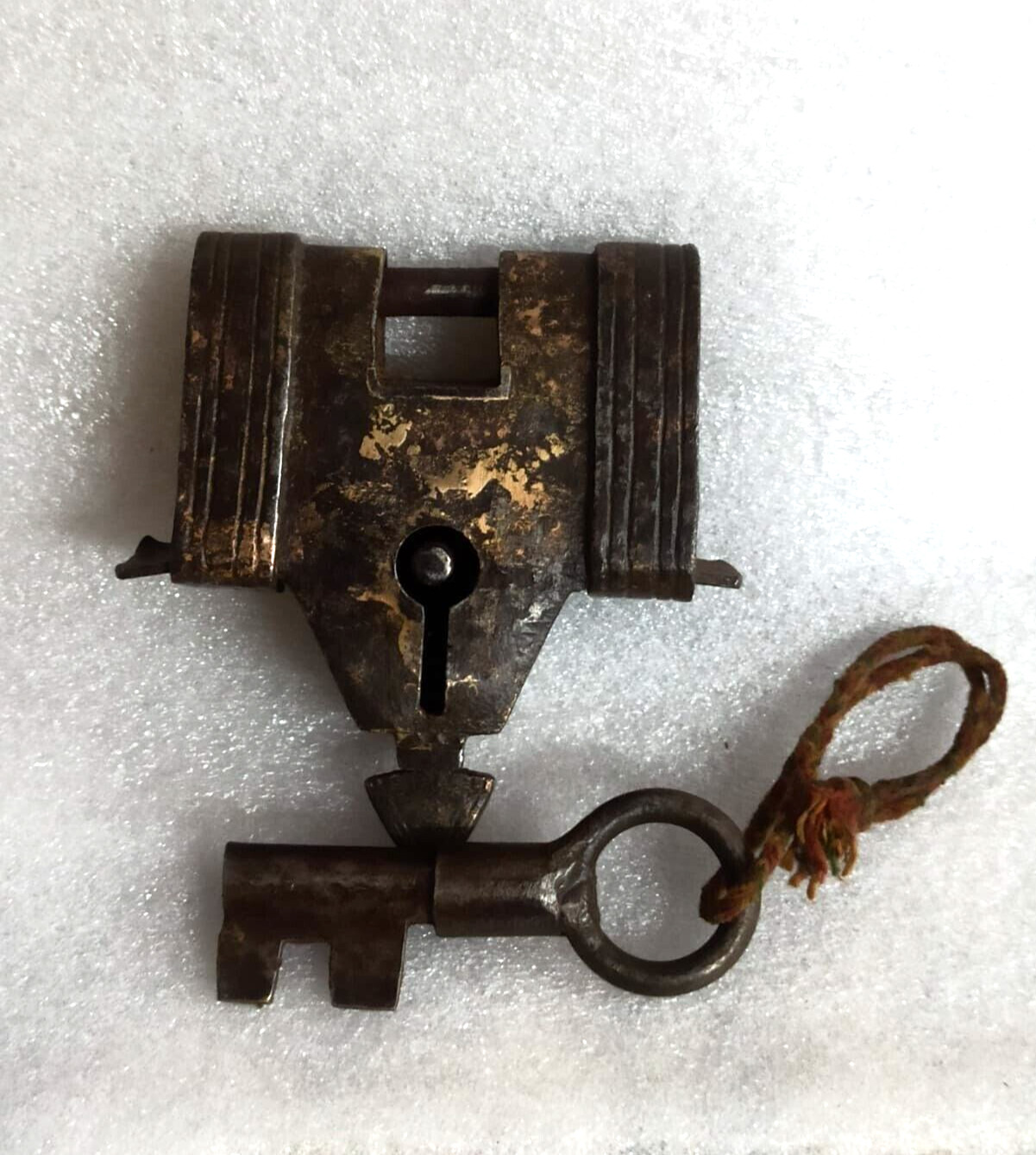 Vintage Iron Handcrafted Unique Shape Solid Heavy Padlocks