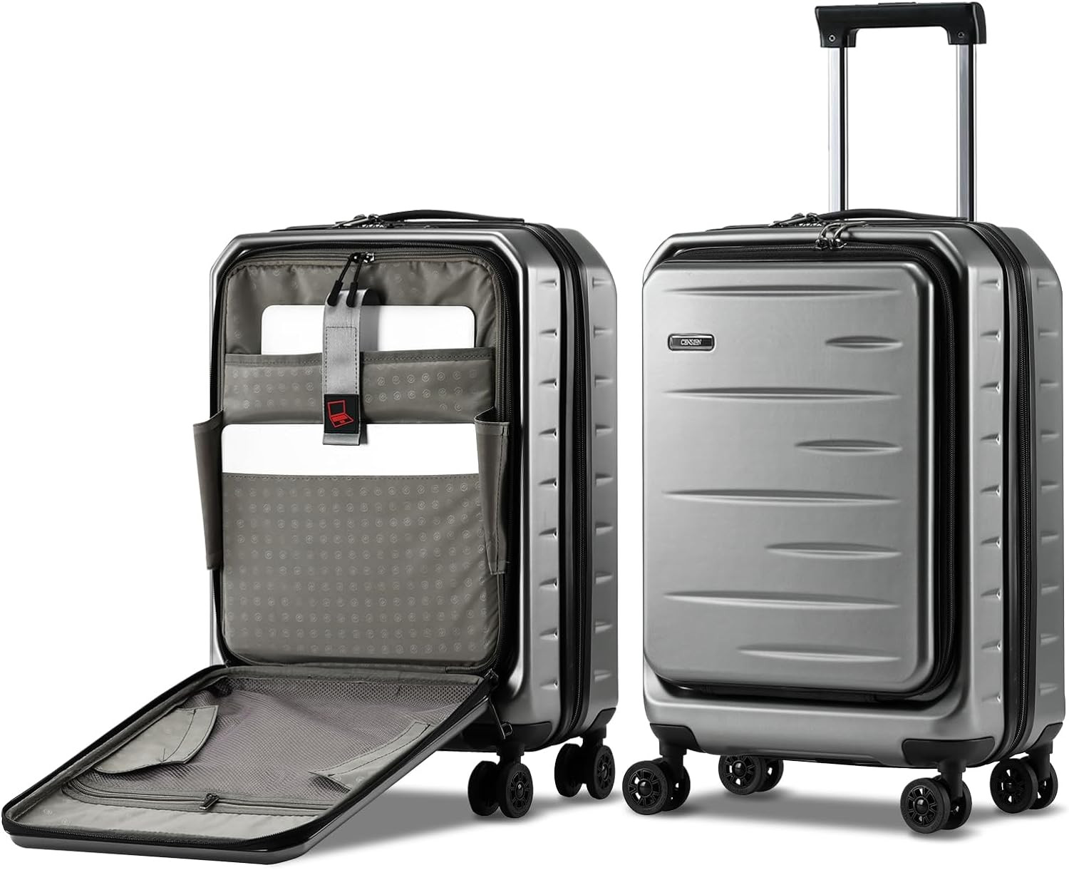 Carry on Luggage 22×14×9 Airline Approved, 20 Inch Lightweight ABS+PC Hard Shell
