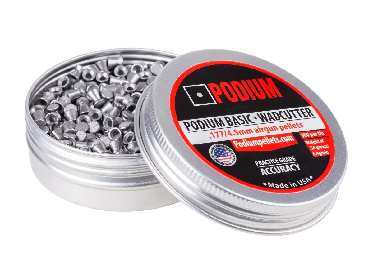 (NEW) Podium Basic Wadcutter .177 Cal, 8.4 Grains, 500ct