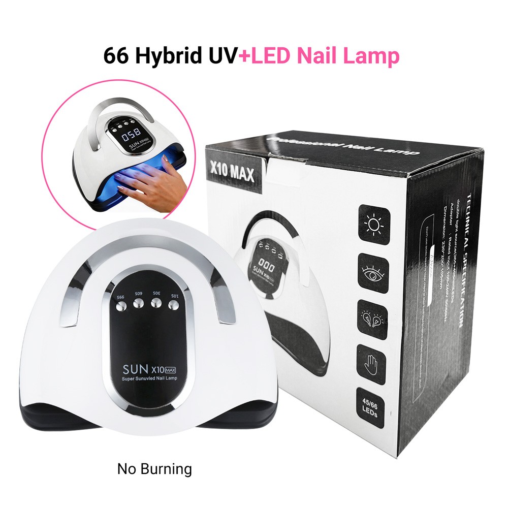 Professional LED Nail Lamp Fast Gel Polish Curing Auto Sensor Manicure Machine