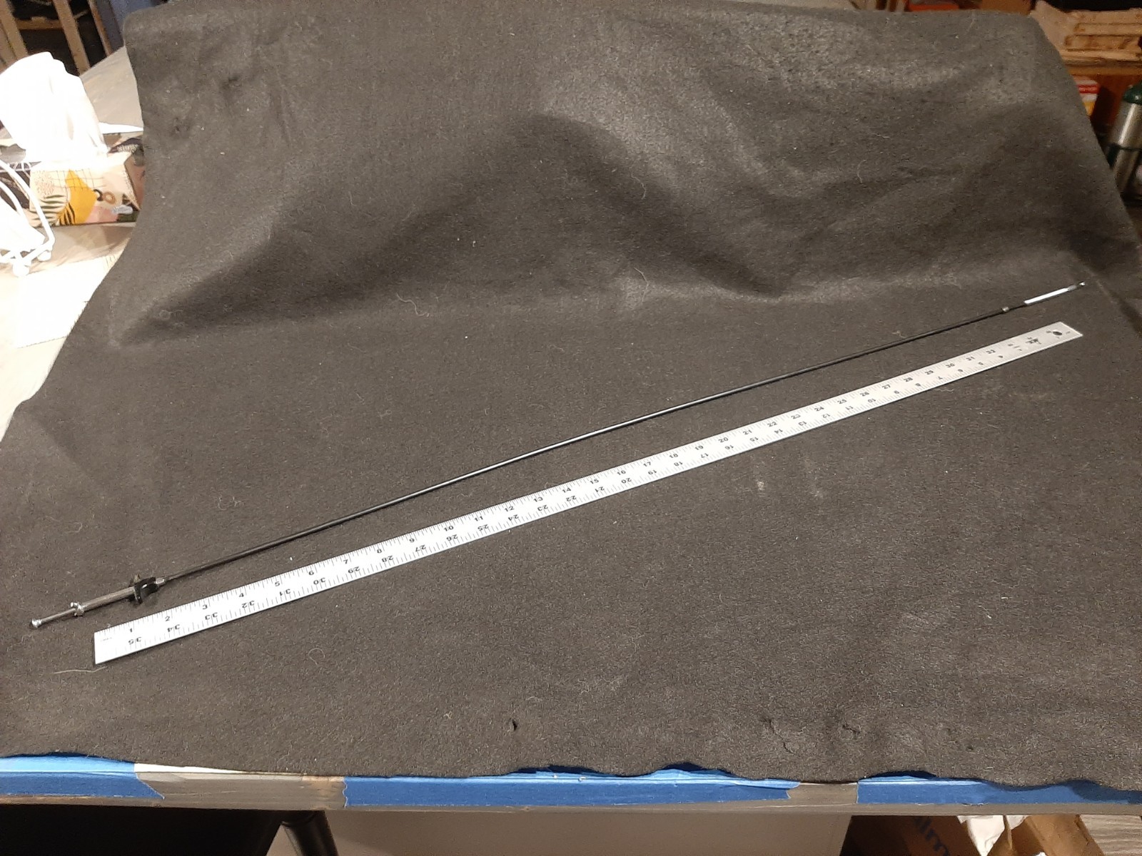 Vintage  Prontor ? 40" Shutter Cable Release w/ Lock Made in Germany