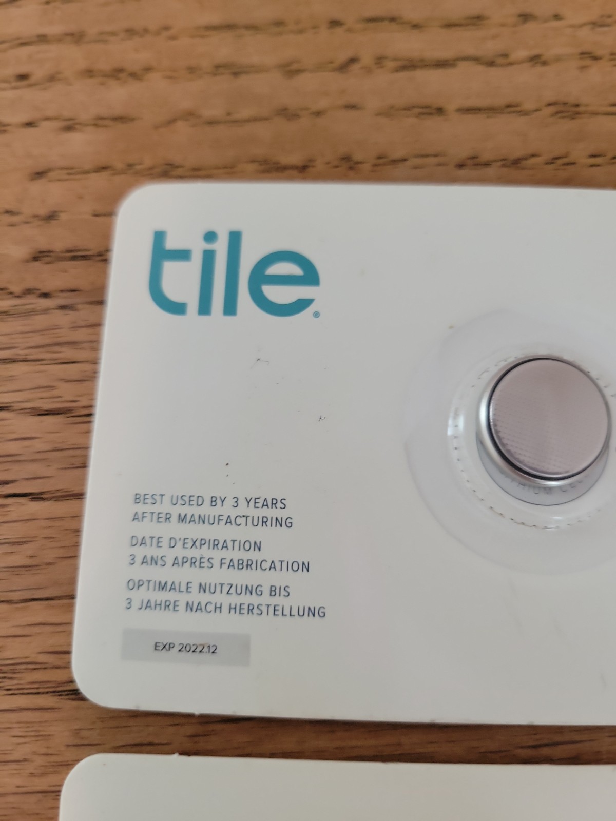 LOT of 2 Tile Mate Replacement Battery - EXP 2022