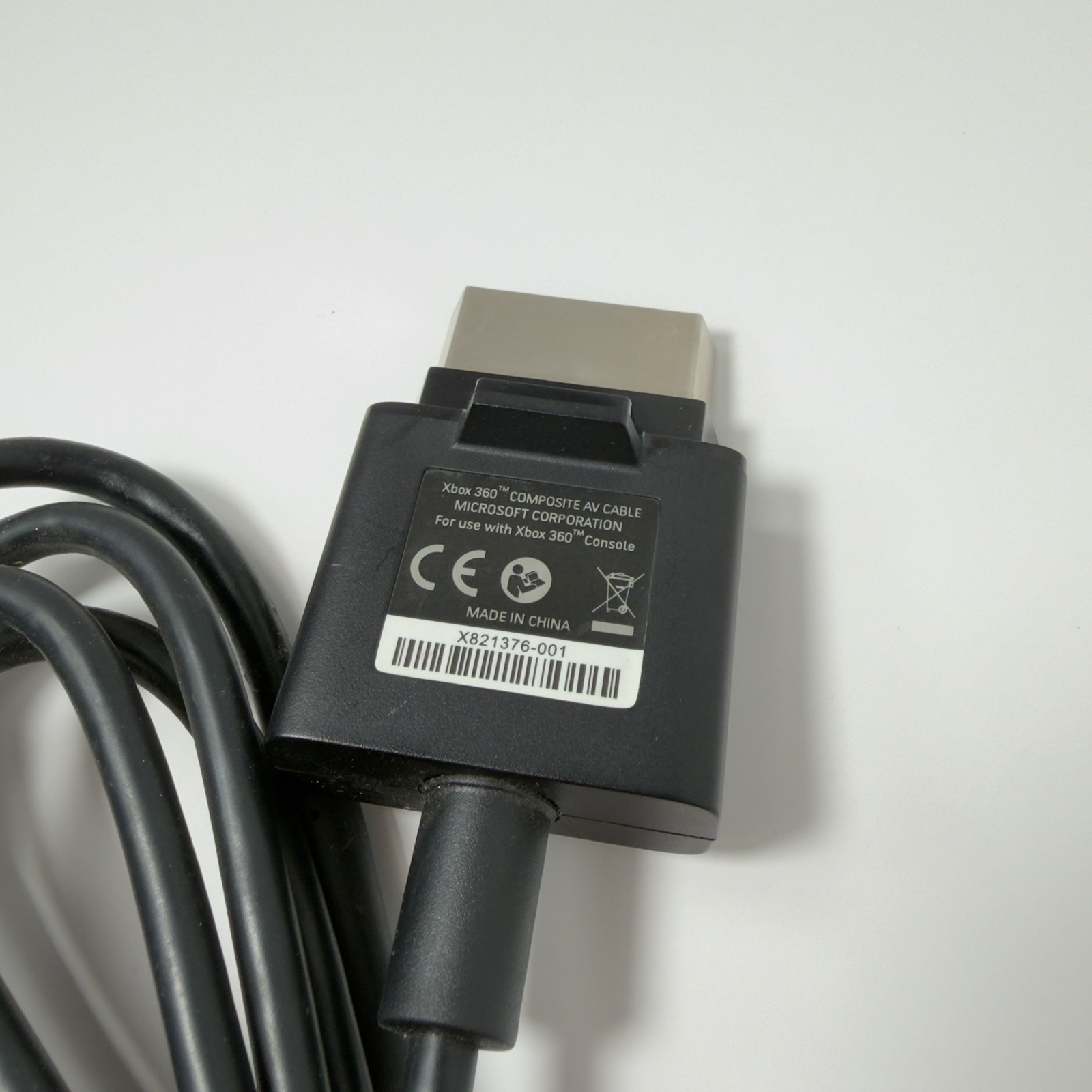 Xbox 360 Composite RCA/AV Cable Official OEM Xbox 360 Slim Authentic Tested