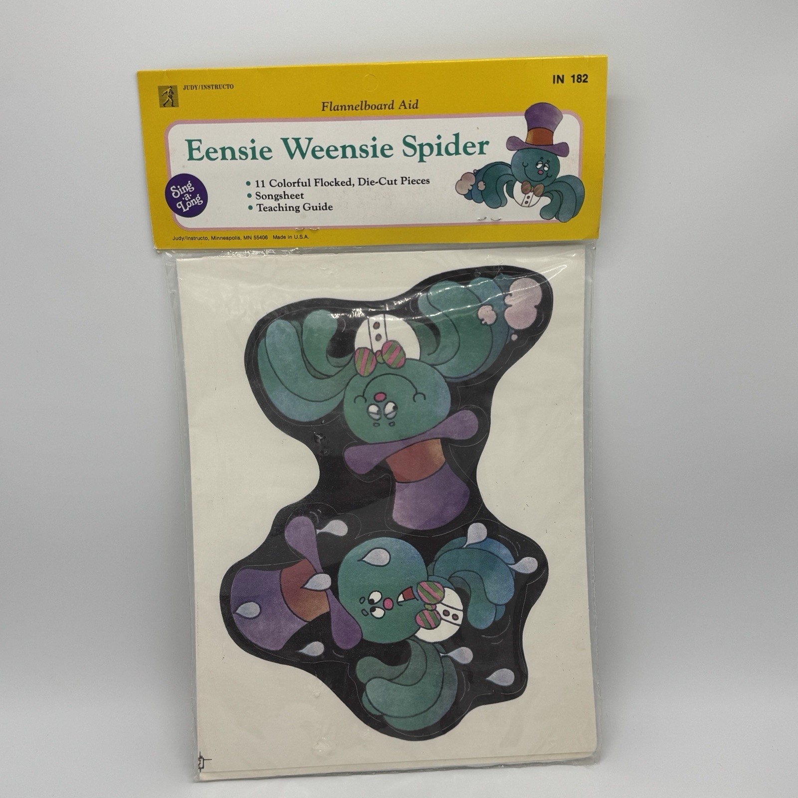 Eensie Weensie Spider 11 Die Cut Pieces Teacher Music Decor With Teaching Guide