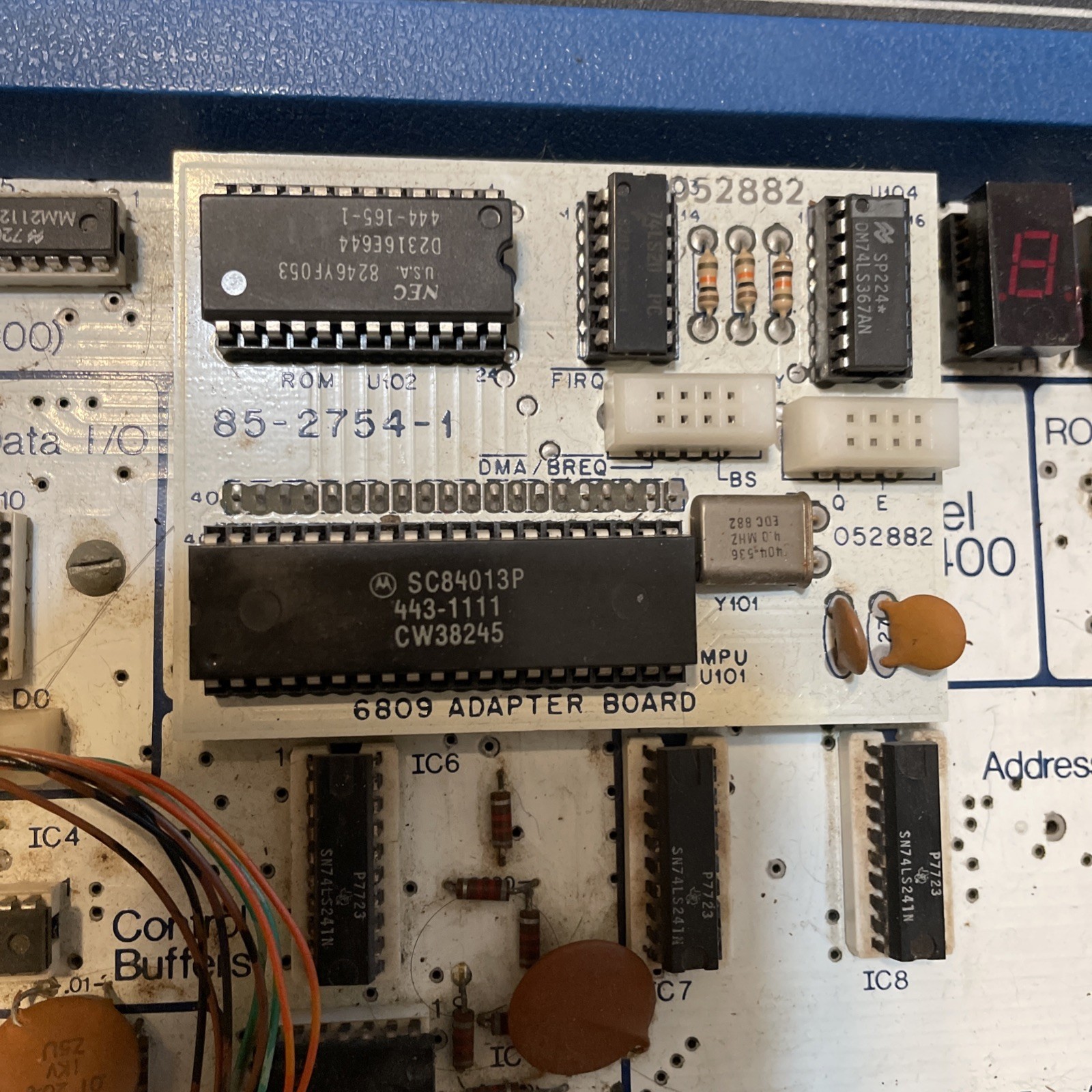 HealthKit ET3400 With Original 6809 Adapter & INS8154 Memory Interface, Working