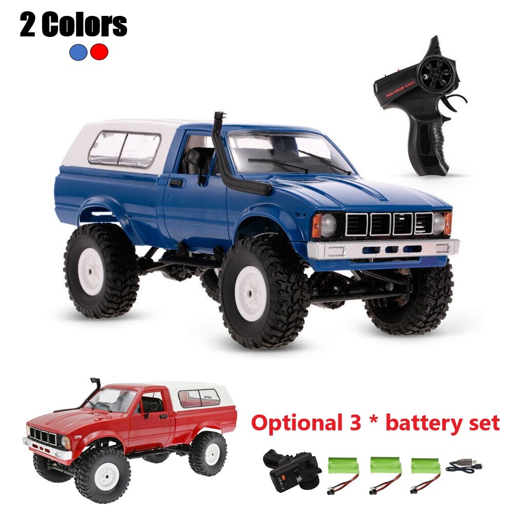 WPL RC Truck C24 1:16 4x4 4WD Scale Crawler Pickup Off Road RTR Car Ready to Pla