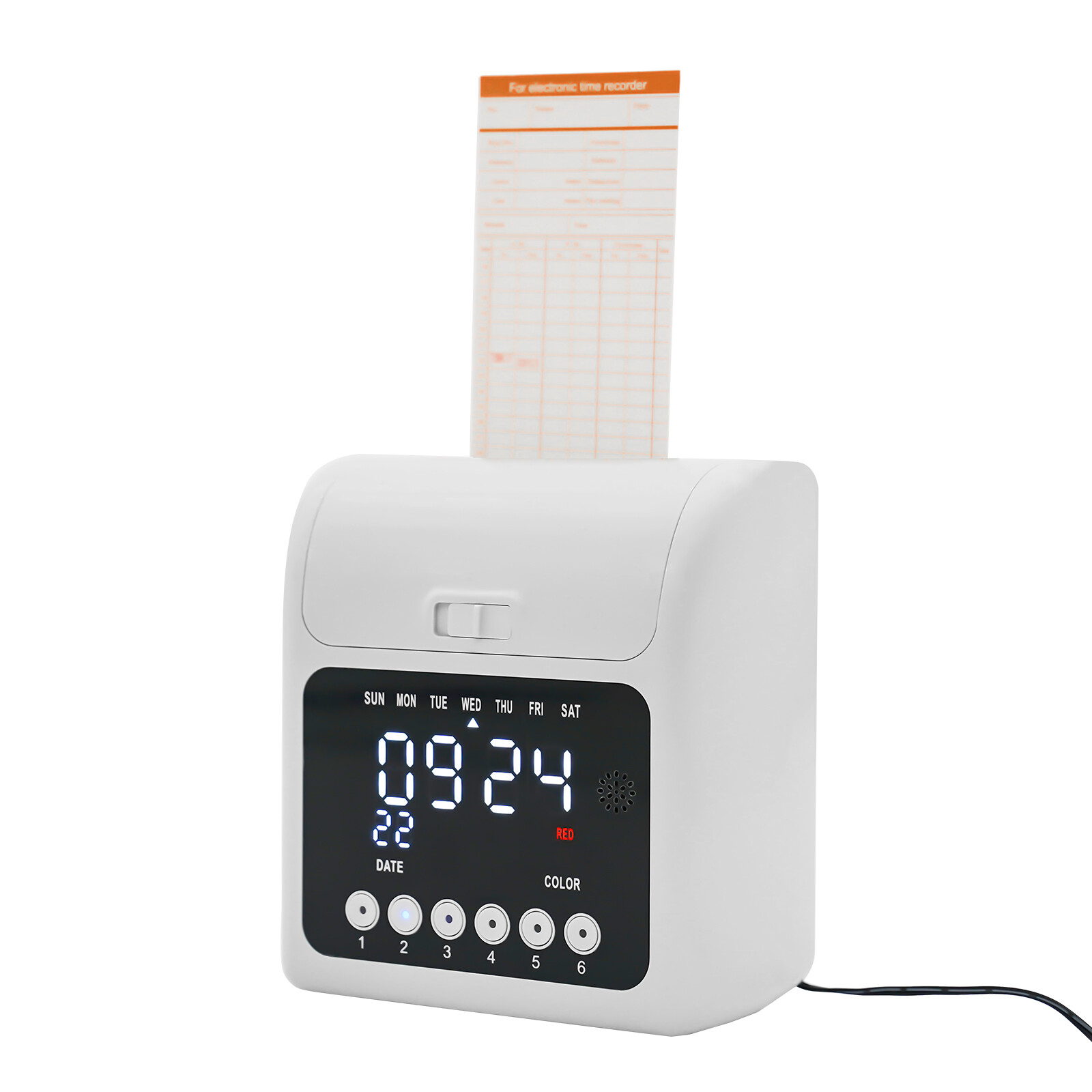Calculating Time Clock Bundle Attendance Punch Time Clock Employee with 50 Cards