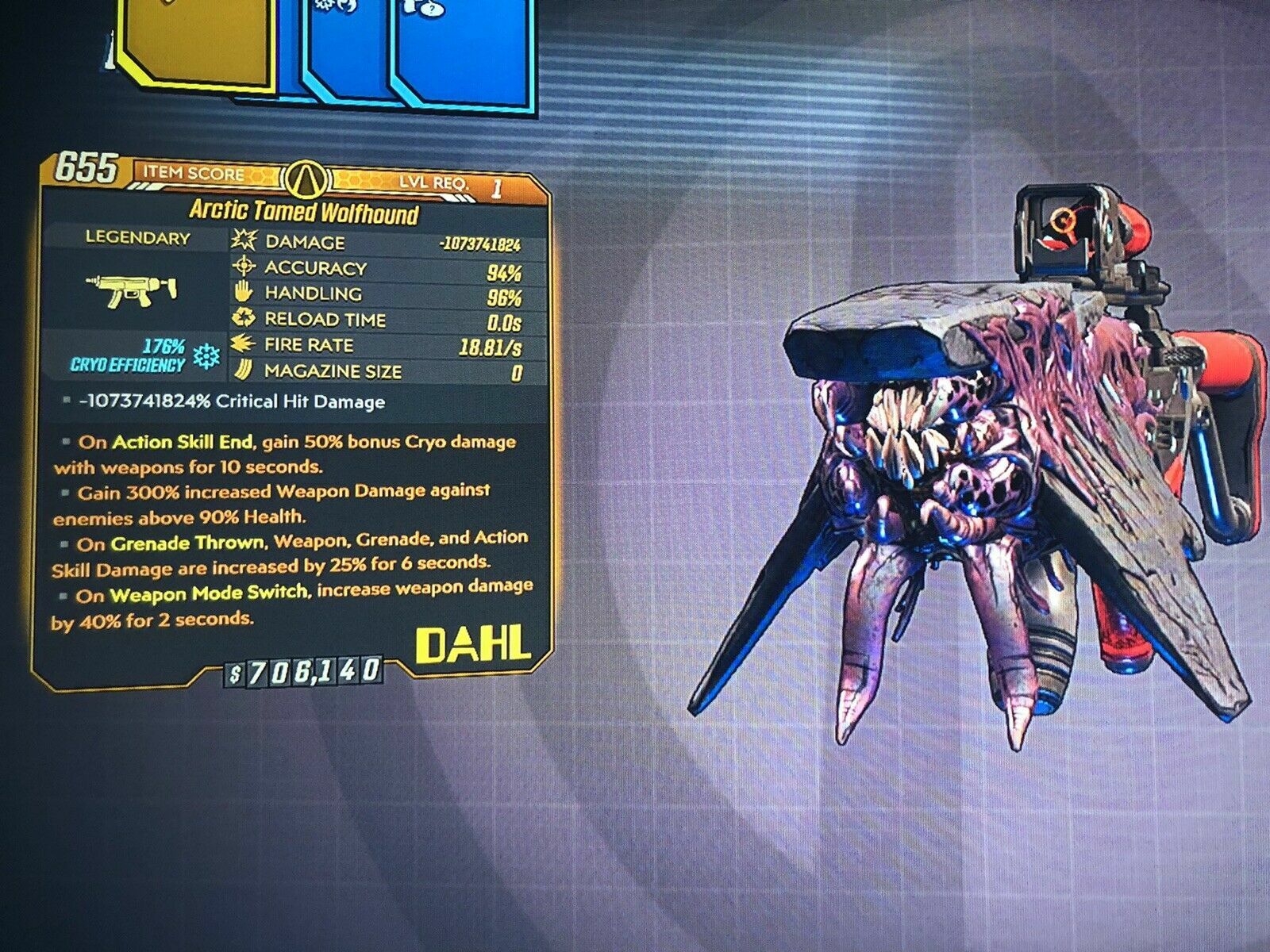 Borderlands 3 ⭐️ WOLFHOUND LEVEL 1 GEAR (XBOX | Playstation | Switch | PC)