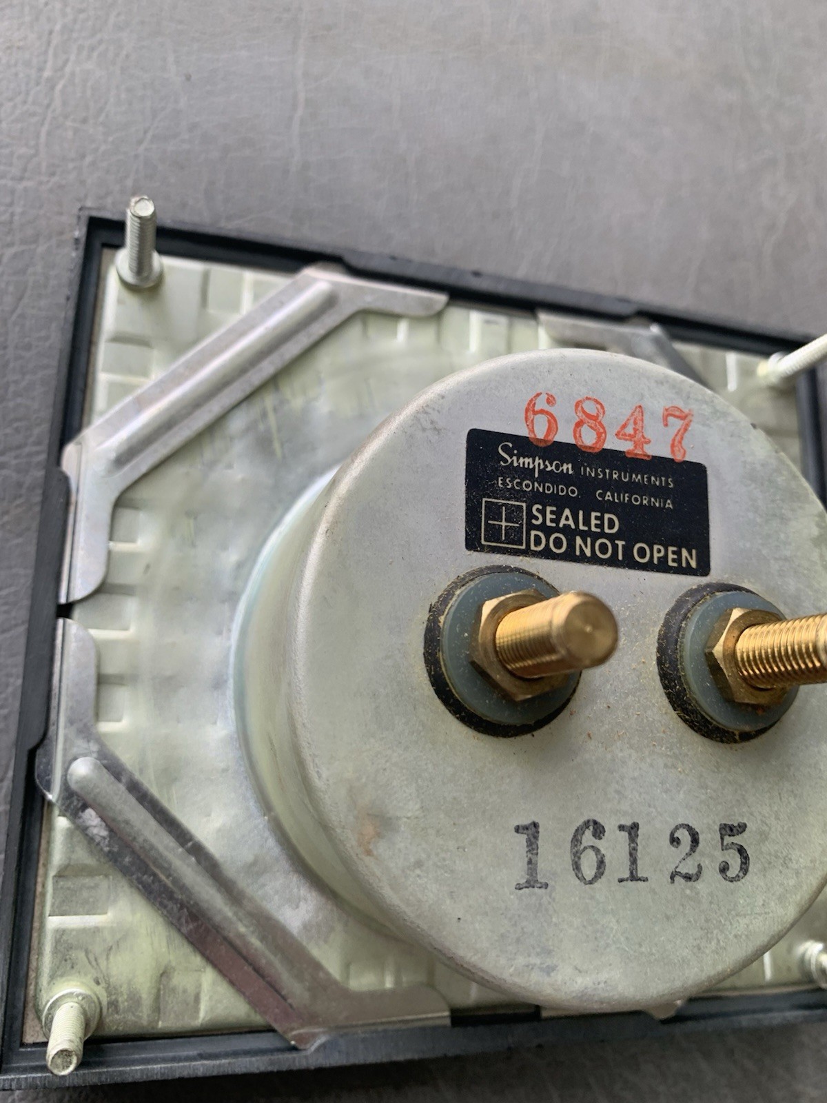SIMPSON 16125, DC 0-500 VOLTS, DC Voltage Meter