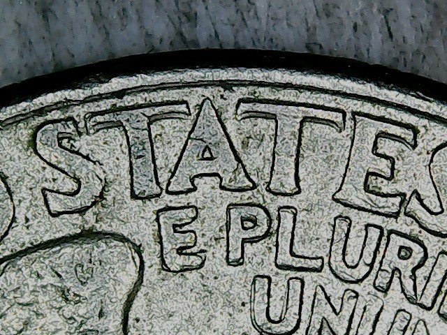 1994D Washington Quarter, double "States of America-Beak".