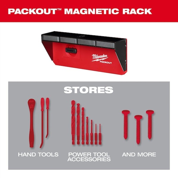 Milwaukee Tool 48-22-8346 Packout Magnetic Rack