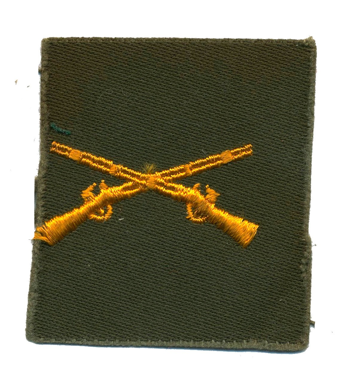 US Army Officers Branch Insignia - Infantry color cloth  L052