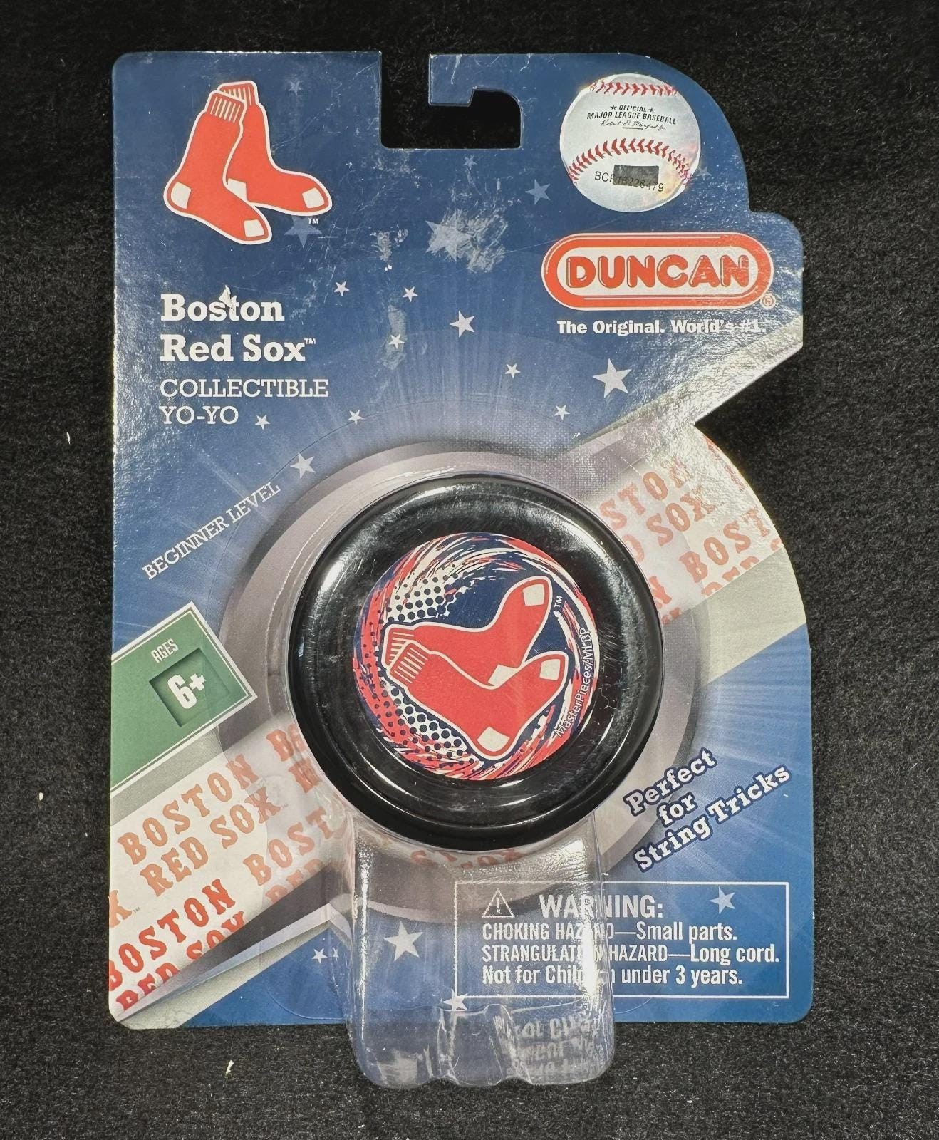 Boston Red Sox Collectible Duncan Yo-Yo Beginner String Trick MLB
