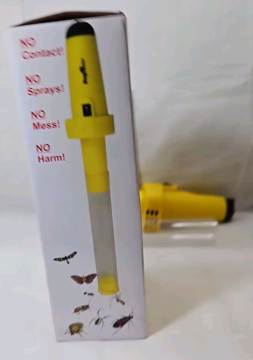 Sonic Technology Bug Buster, Battery Operated No Harm Bug Vac *Tested Working*!!
