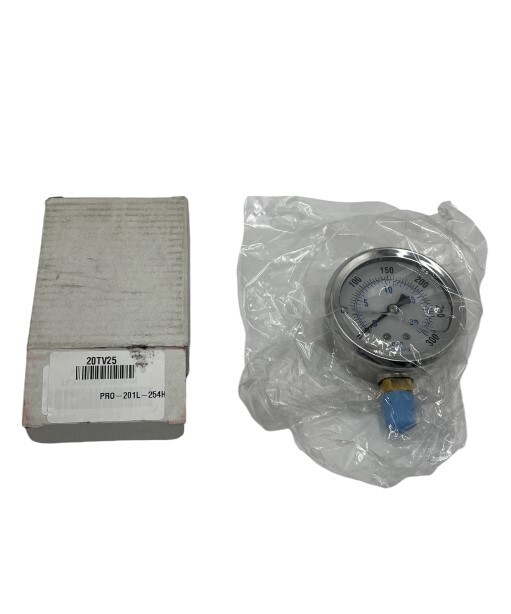 Pressure Gauge Pro-201L-254H  0 To 300 Psi Fits Pic Gauges / 20TV25 LS-B23