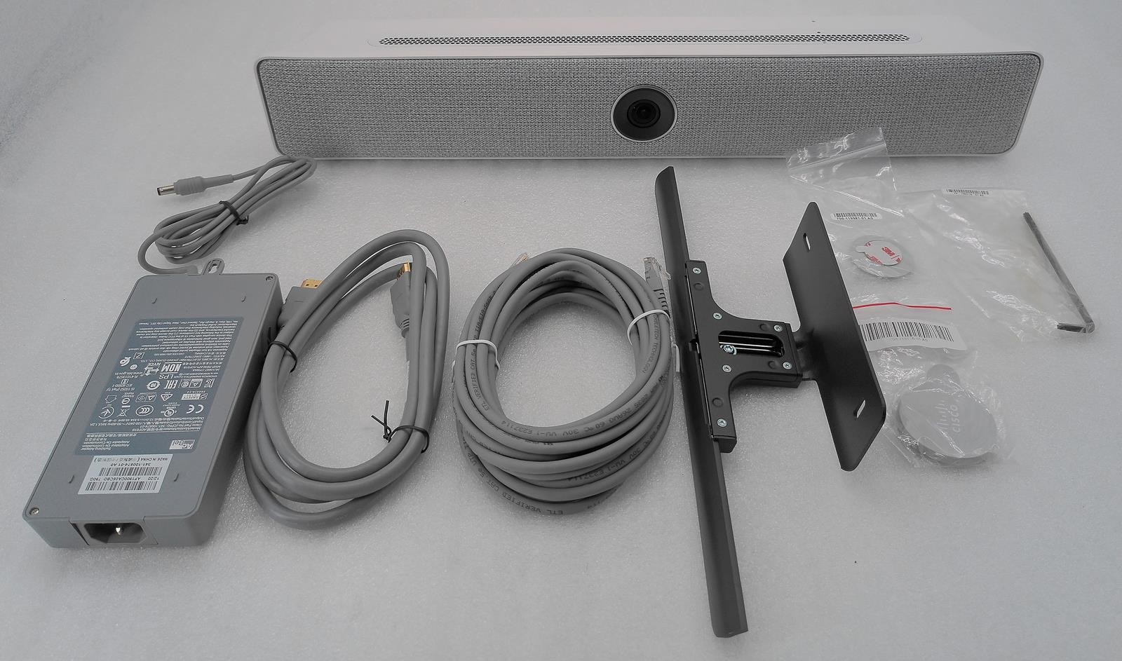 CISCO TTC7-26 WEBEX ROOM KIT VIDEO CONFERENCING BAR w/ POWER ADAPTER