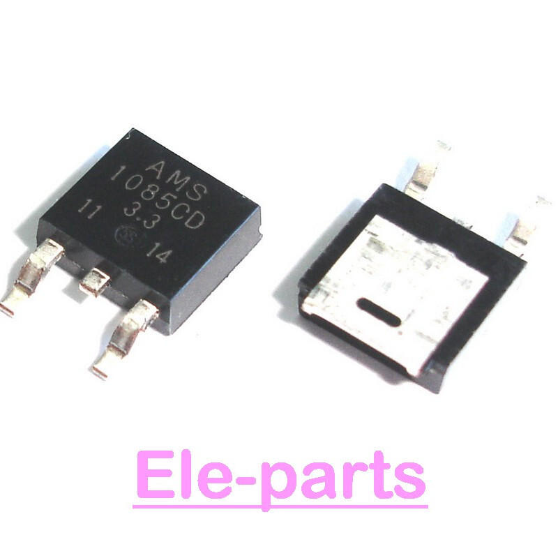 10 PCS AMS1085CD-3.3 TO-252 AMS1085 1085-33 3A Low Dropout Voltage Regulator