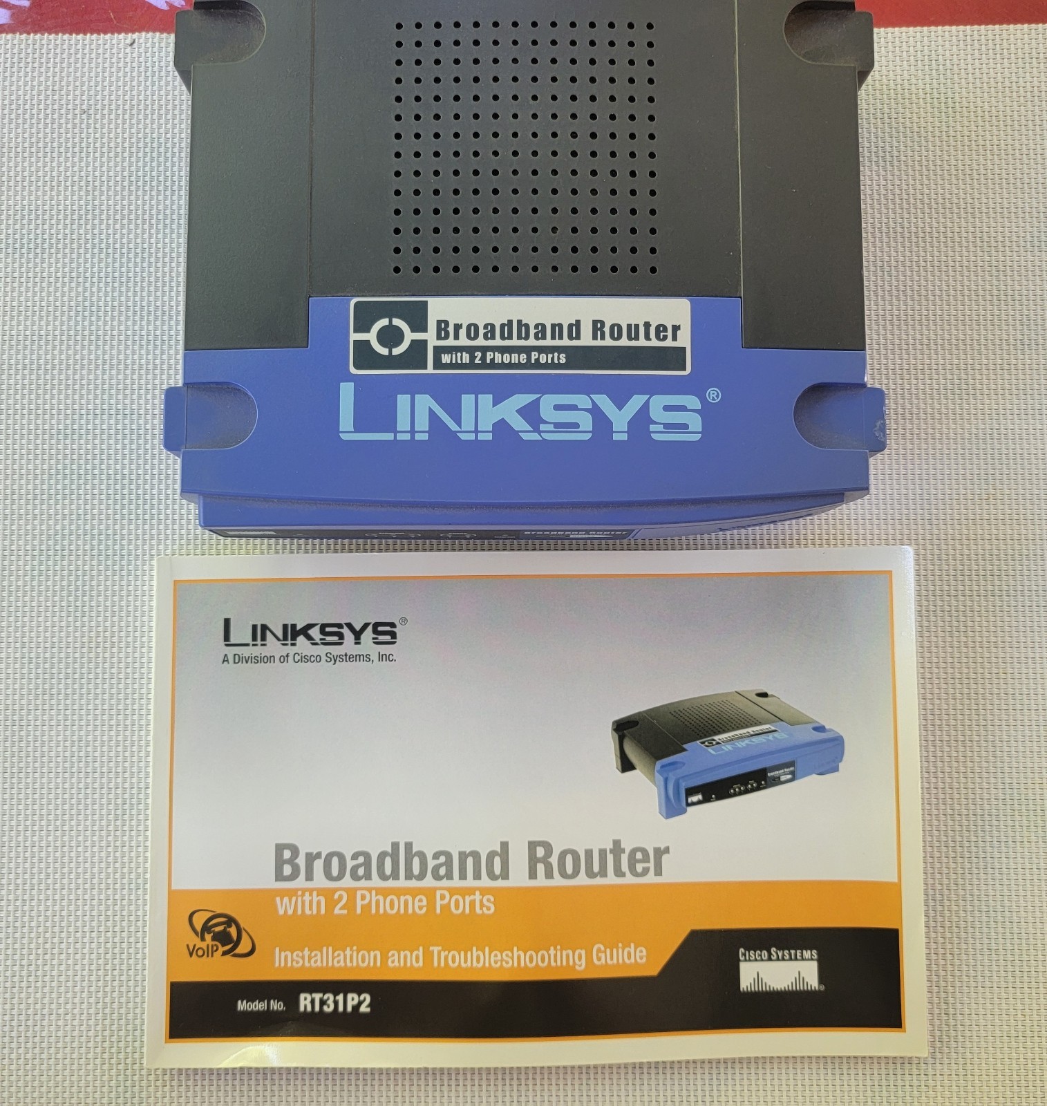 Linksys RT31P2 Broadband Router w/ 2 Phone Ports VoIP Cisco Wired Router w/...