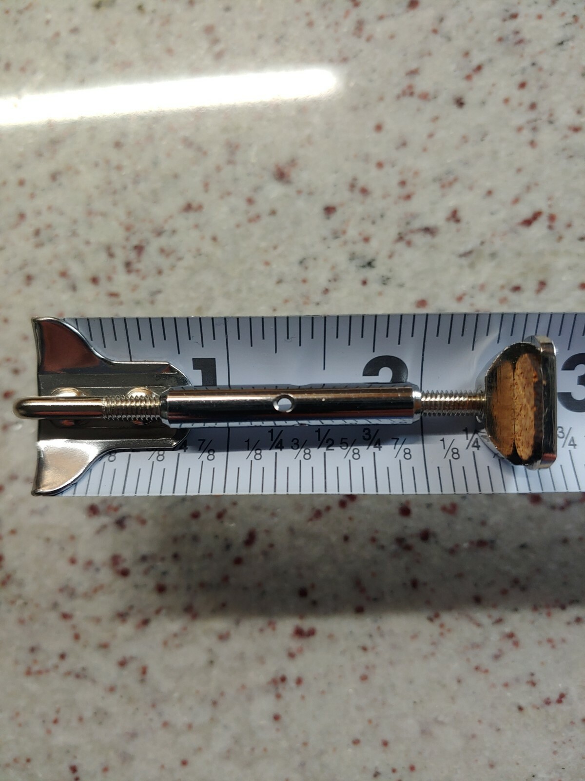 Split Single Mandolin Armrest Hardware Polished Chrome or Gold