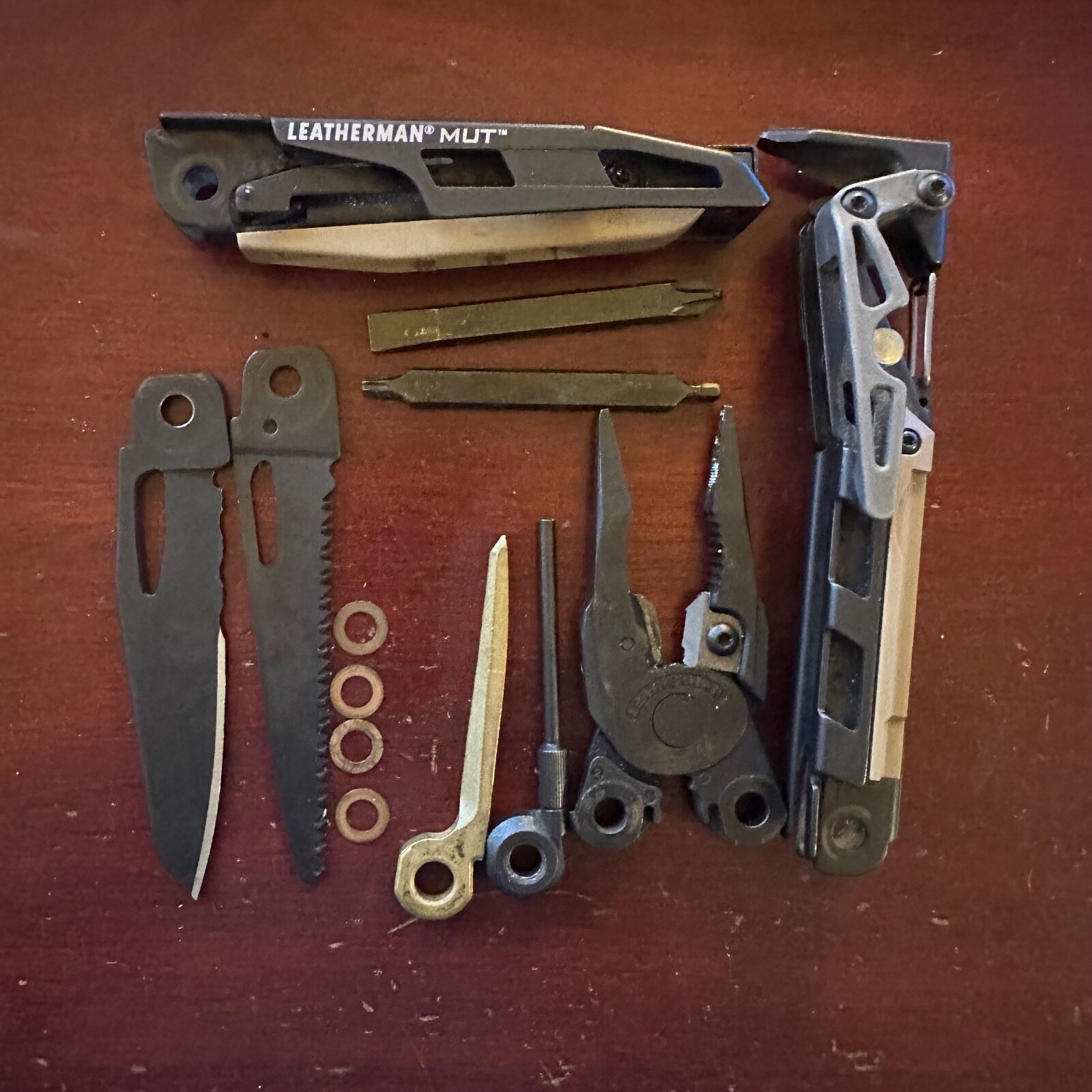 Parts from Leatherman MUT  (Military Utility Tool): 1 Part for repair &mod
