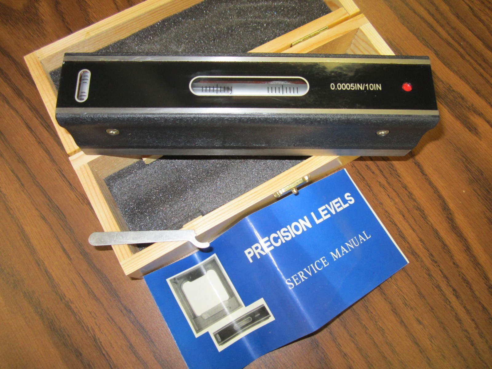 8" Precision Master Level, Bar Lvel, 0.0005"/10" Accuracy #001ML-08-05---new