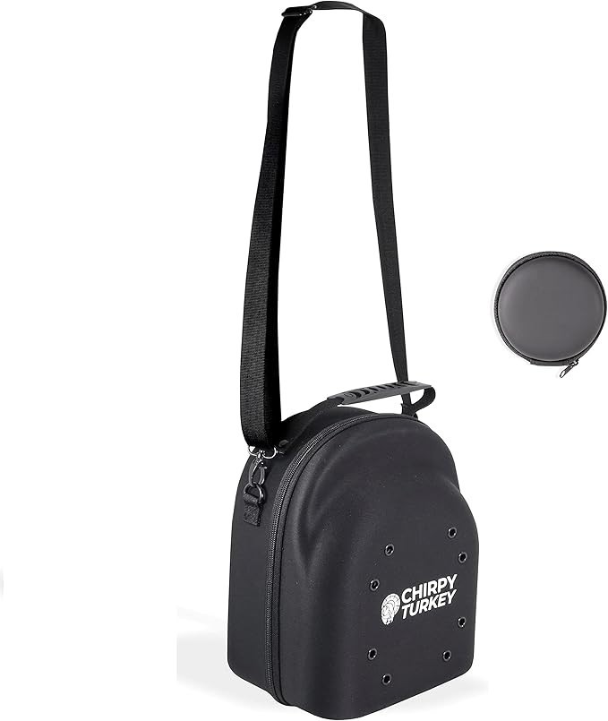 Travel Hat Case Fits 6 Baseball Caps Black Protective Storage Carrier Portable