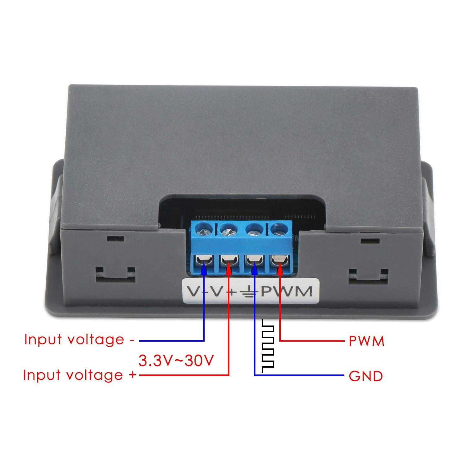Compact 2pcs Signal Generators - DC 3.3-30V, LCD Display, Ideal for MCU Projects