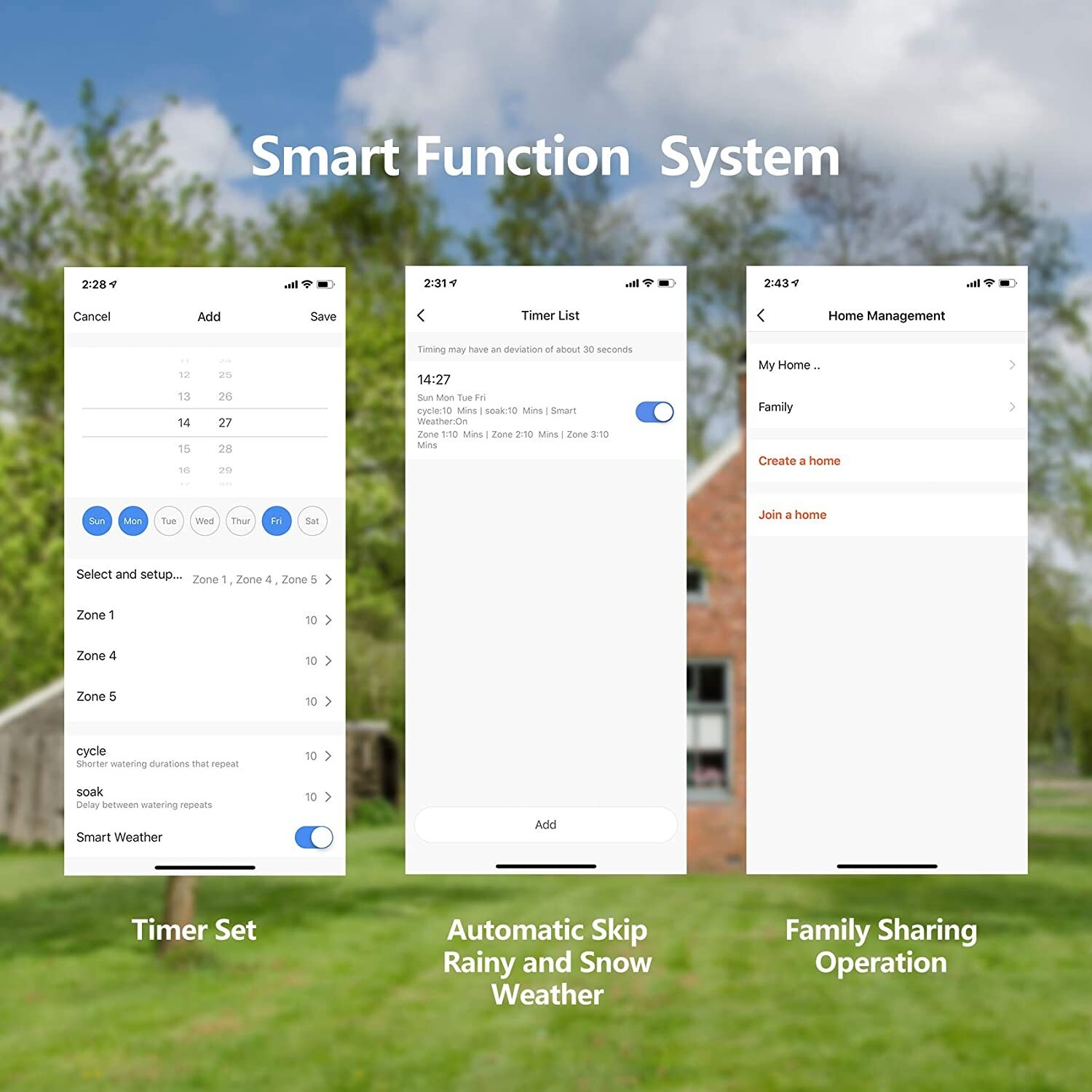 WiFi Smart Sprinkler Controller, Remote Access Watering Sprinkler/Irrigation