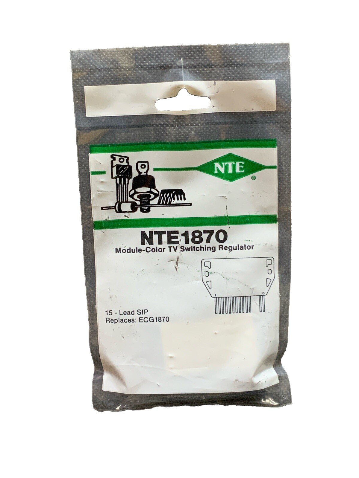 NTE1870 Module-Color TV Switching Regulator SIP15 ECG1870